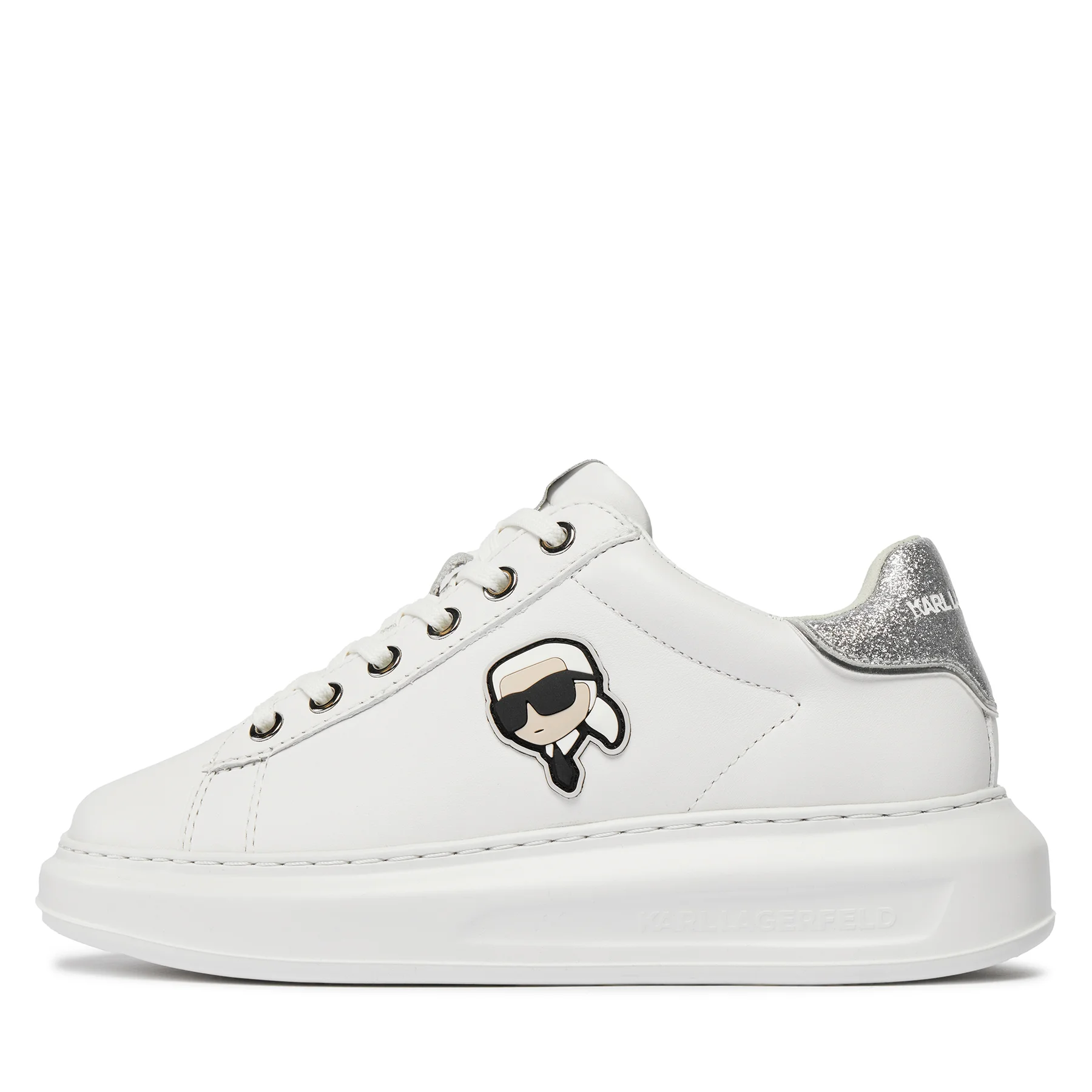 Sneakersy damskie Karl Lagerfeld KAPRI Karl NFT Lo Lace