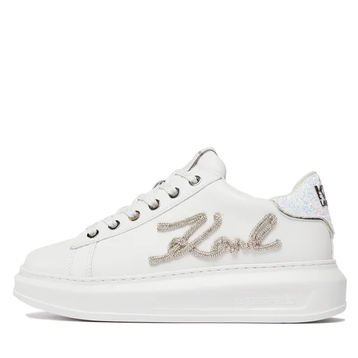 Sneakersy damskie Karl Lagerfeld KAPRI Signia Rhinestone Lo