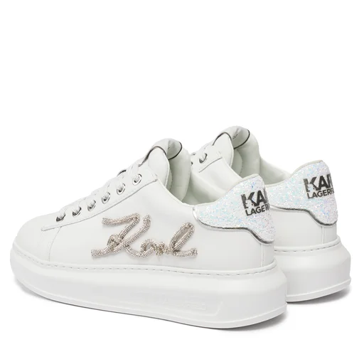 Sneakersy damskie Karl Lagerfeld KAPRI Signia Rhinestone Lo