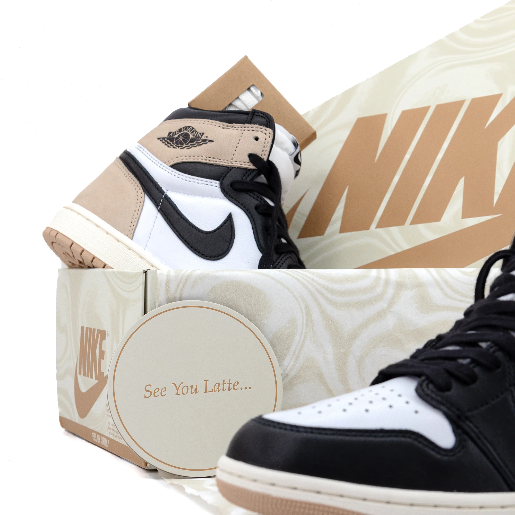 Sneakersy damskie Nike Jordan 1 Retro High OG Latte