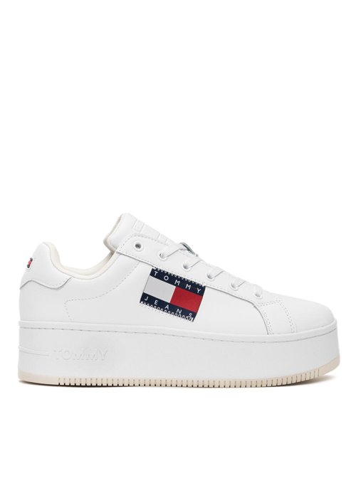 Sneakersy damskie Tommy Jeans Flatform Flag Branding (EN0EN01504-YBR)