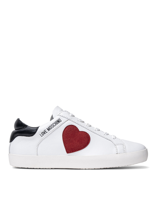 Sneakersy damskie białe Love Moschino JA15402G0EI4310A