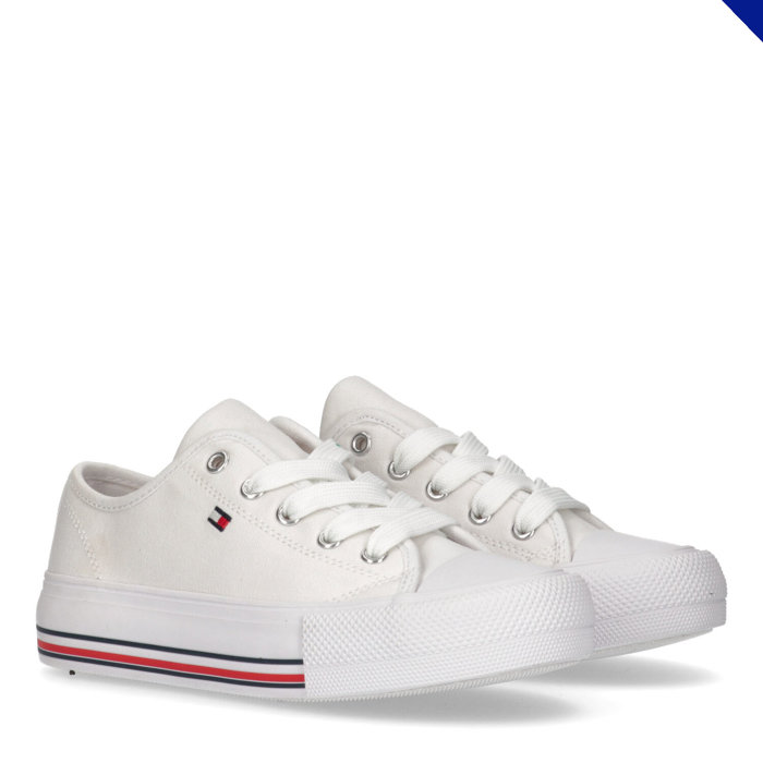 Sneakersy dziecięce TOMMY HILFIGER LOW CUT LACE-UP SNEAKER