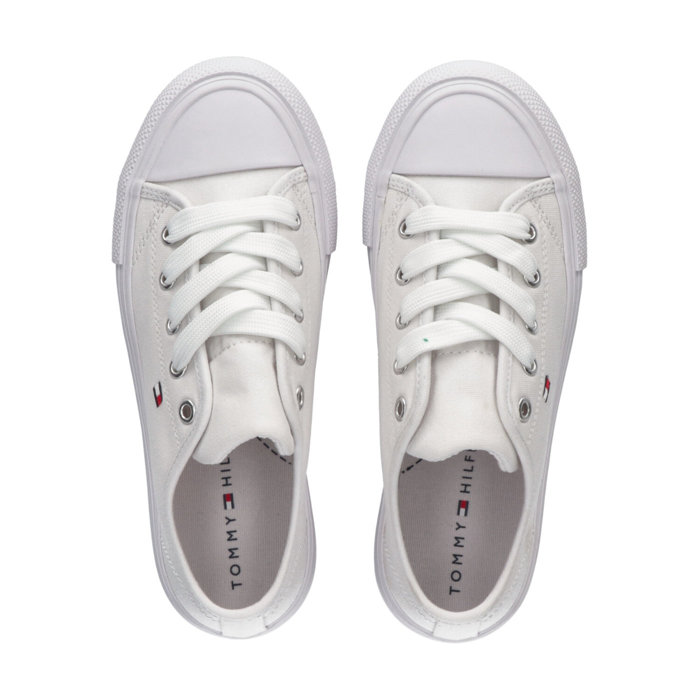 Sneakersy dziecięce TOMMY HILFIGER LOW CUT LACE-UP SNEAKER