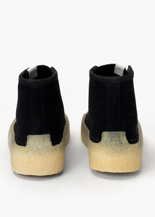 Sneakersy męskie czarne CLARKS CARAVAN MID 