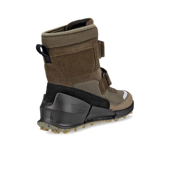 Śniegowce dziecięce czarne ECCO BIOM K2 MID-CUT BOOT