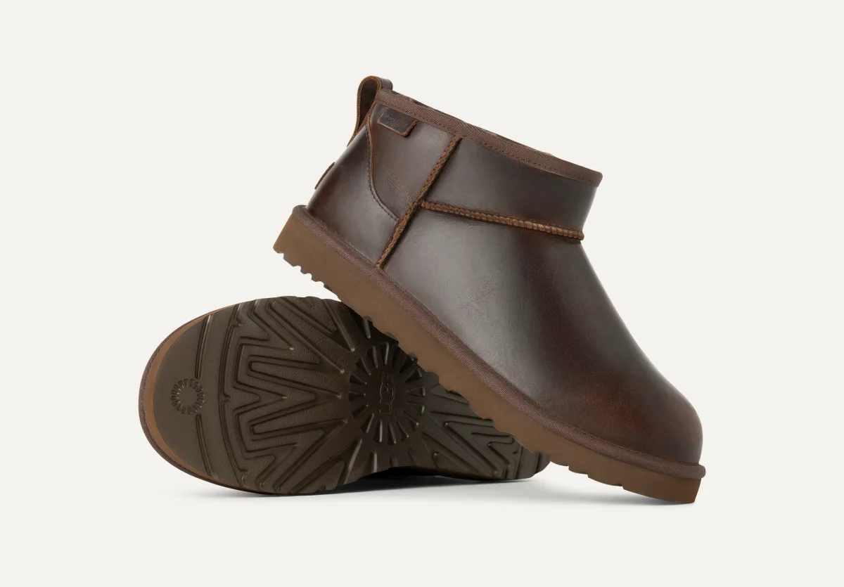 Śniegowce męskie UGG Classic Ultra Mini Leather Regenerate Boot