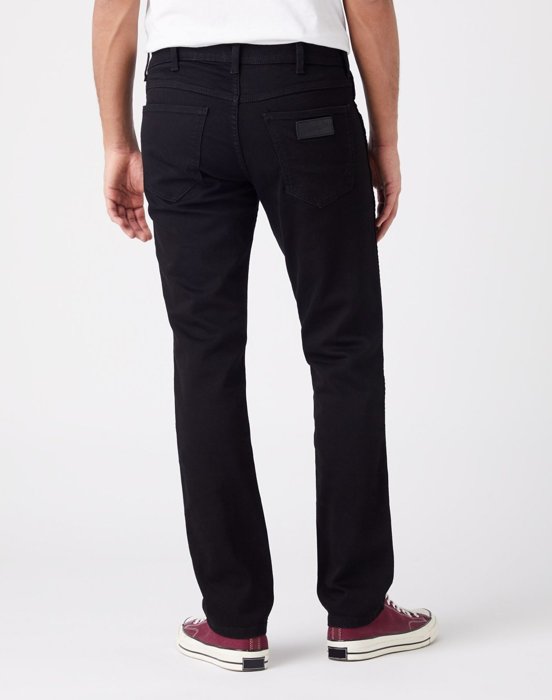 Spodnie jeansowe męskie WRANGLER GREENSBORO BLACK VALLEY