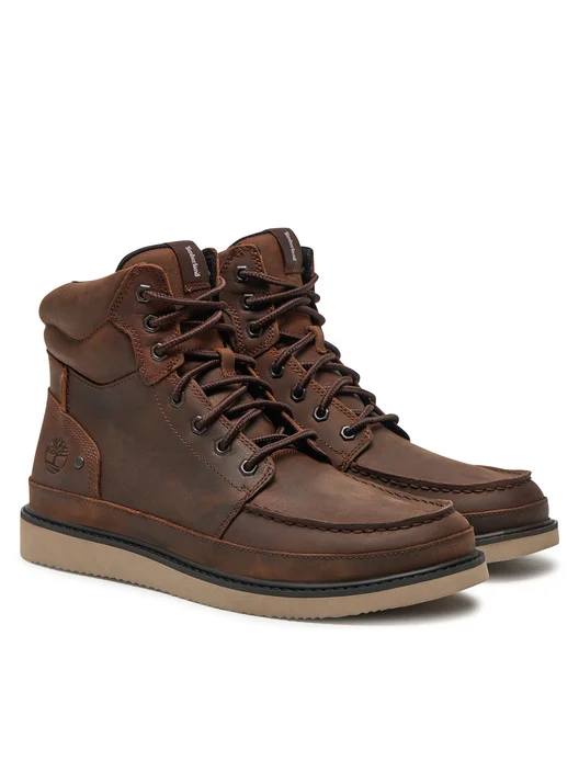 Trzewiki męskie Timberland NEWMARKET MID LACE UP BOOT DARK BROWN FULL GRAIN