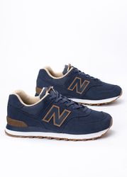 new balance 574 granatowe z czerwonym n